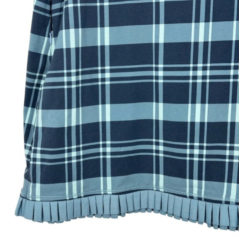 Spartina 449 Blue Plaid Ruffle Trim Golf Skort XL Summer Travel Comfort NWT - Picture 3 of 11